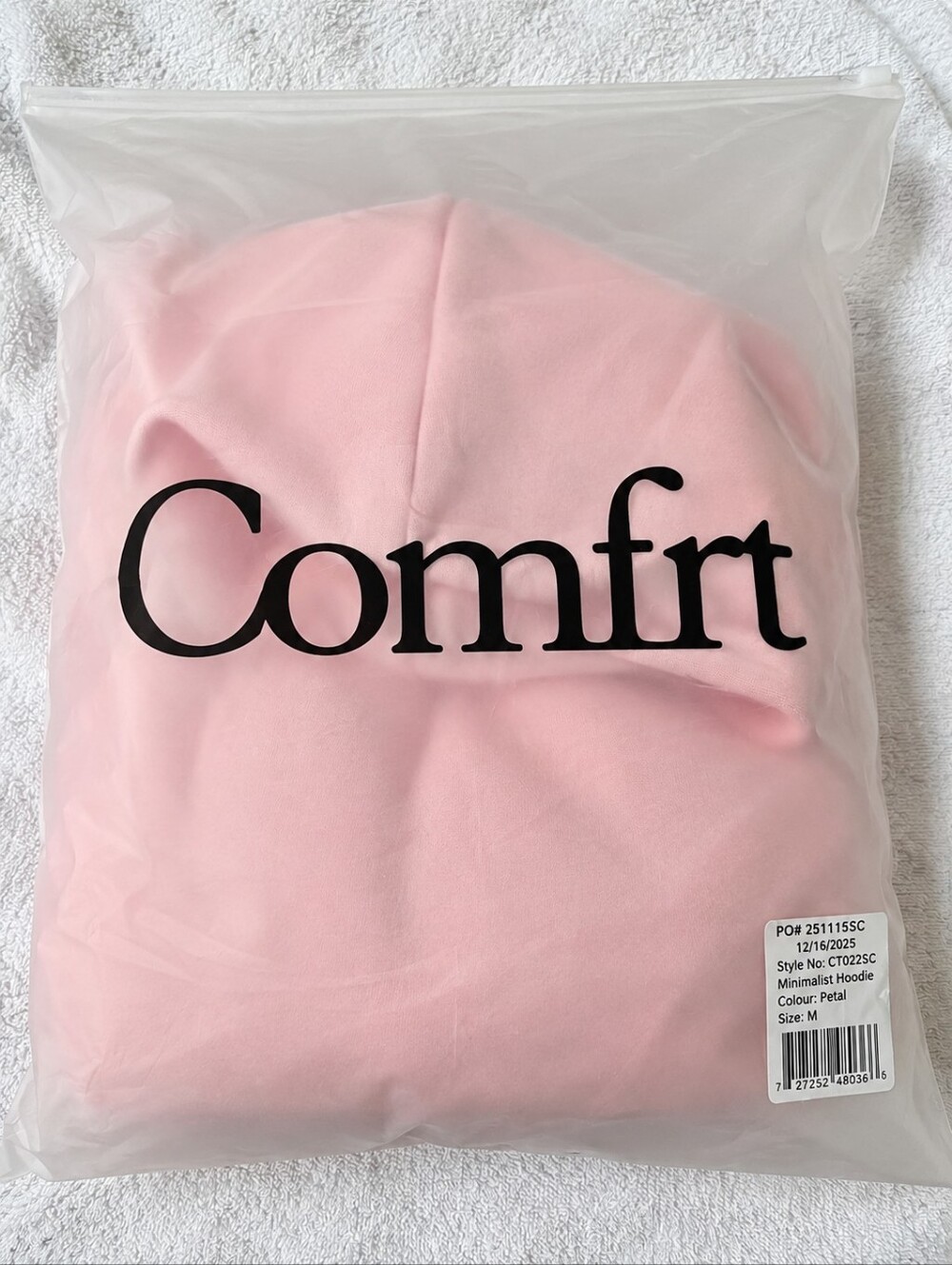 Comfirt Minimalist Hoodie - Petal Pink - Women